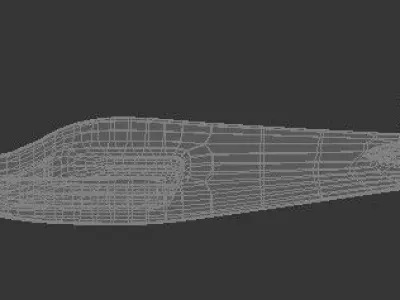3D model of airplane Utva 75 Free low-poly 3D model