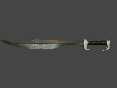 Spartan Sword Low-poly 3D model