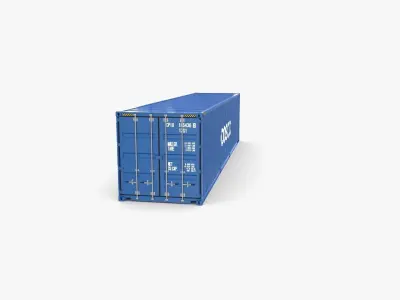 40ft Shipping Container Cosco v1 3D model
