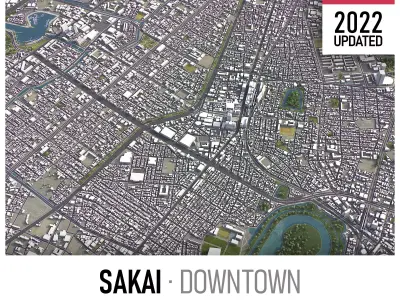 Sakai Low-poly 3D model