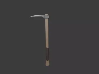 Low poly Hoe Low-poly 3D model
