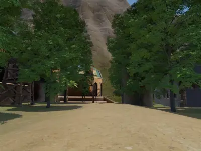 Jungle Oasis Settlement 3D model