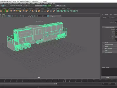 LOCOMOTIVE train Free 3D model
