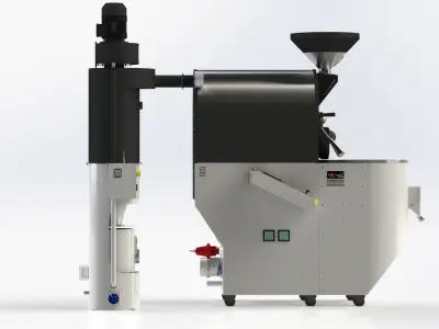 Hartanzah Coffee and Cocoa Roaster  Free 3D model