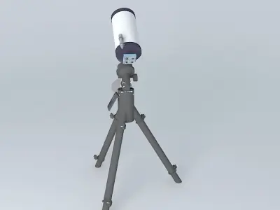 Telescope C11  Free 3D model