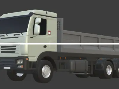 Generic Small Tipping Truck  3D model
