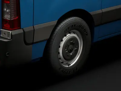 Renault Master Van 2020 wheel 3D model