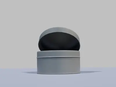 Cookie Tin Low-poly 3D model