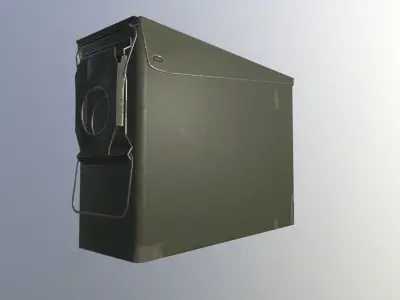 Ammo crate - PBR Lowpoly Free low-poly 3D model