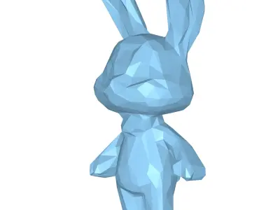Bunny Low Poly 3D model