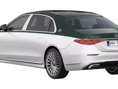 Mercedes-Benz S-Class Maybach 2027 3D model