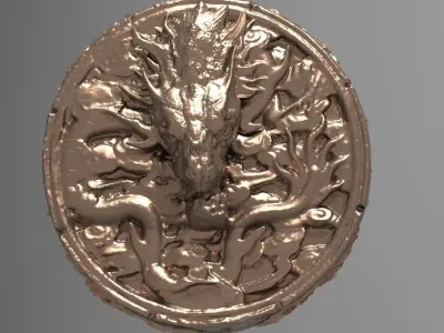 Dragon crest 1 3D model