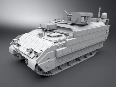 AMPV scale model 3D print model