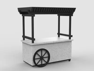  Vodka cart 3D model
