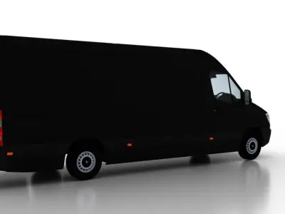Mercedes Benz Sprinter L4H2 2009 Cargo UK 3D model