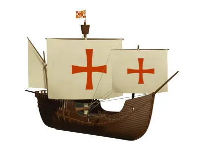 Caravel - La Pinta - Carabela La pinta 3D model