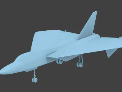 The North American XF-108 Rapier 3D print model