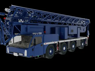 Mobile Crane Spierings  AT4 3D model