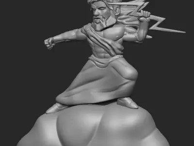 Zeus Cartoon 3D print model