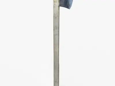 Long Axe Scan Low-poly 3D model