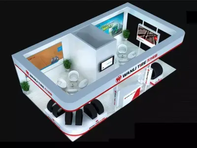 Exhibition - Area - 9X5-3DMAX2012-019 3D model