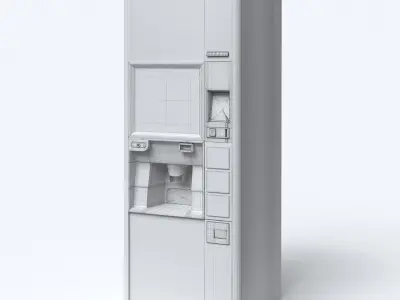 Vending machine 3D model order