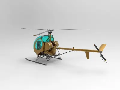 Sikorsky S 300 3D model