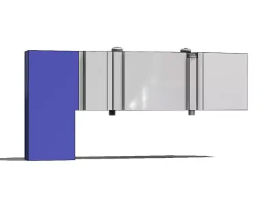 Valvula Solenoide SMC SY5400 51 Solenoid Valve 3D model