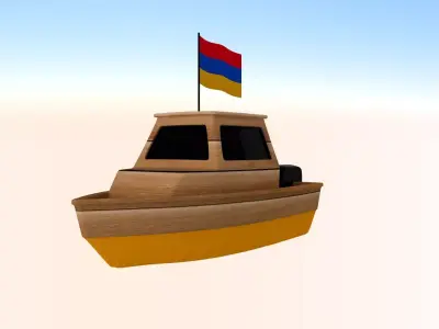 Armenia Fishing Boat 3D model