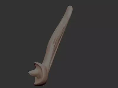 Boba Fett Tusken Raider Weapon Low-poly 3D model