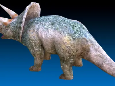 Triceratops Jurassic Dinosaur Low-poly 3D model