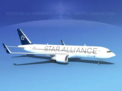 Boeing 767-300 Star Alliance 3D model