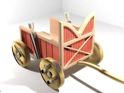 Chariot - Sumerian 3D model