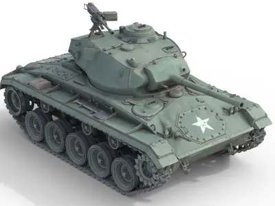 5 Military Vehicles Collection v28 Low-poly 3D model