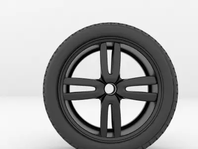 Tyre 3d model car tire 3D model