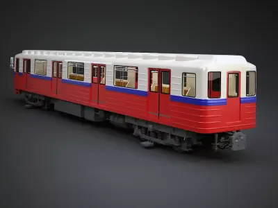 Metro Rolling Stock 3D model
