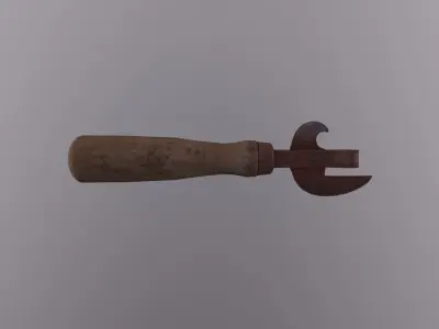 Can opener Low-poly 3D model purchase