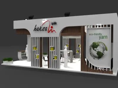 Exhibition Stand - ST0074 3D model