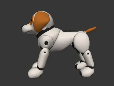 Cute Robotic Dog 3D model
