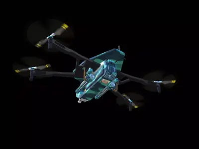 Military Drone 3D model purchase