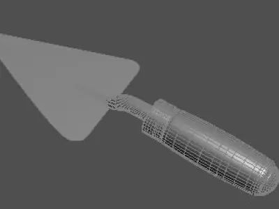 Masonry trowel 3D model