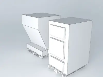 Tarax Chips Duplex wood chips boiler Free 3D model