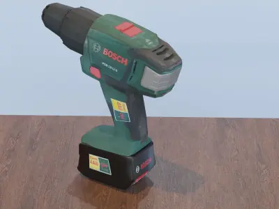 Cordless drill from German manufacturer Free 3D model