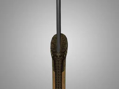 Dagger 3D model 2