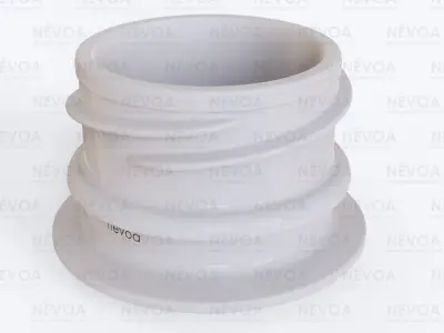 Neck finish - Obrist 28 19mm voluntary standard flatwater finish 3D model