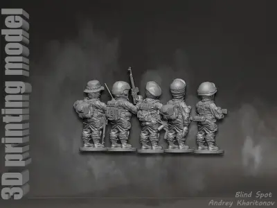 Russian soldier 3D print model