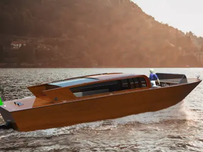 9 m Venetian Taxi  3D model