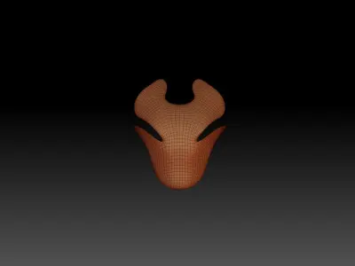 Chest shield  Low-poly 3D model