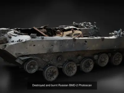 Military Vehicle Missile Pack Photoscan High Poly