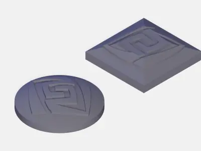 Geo element - Vision rune 3D print model